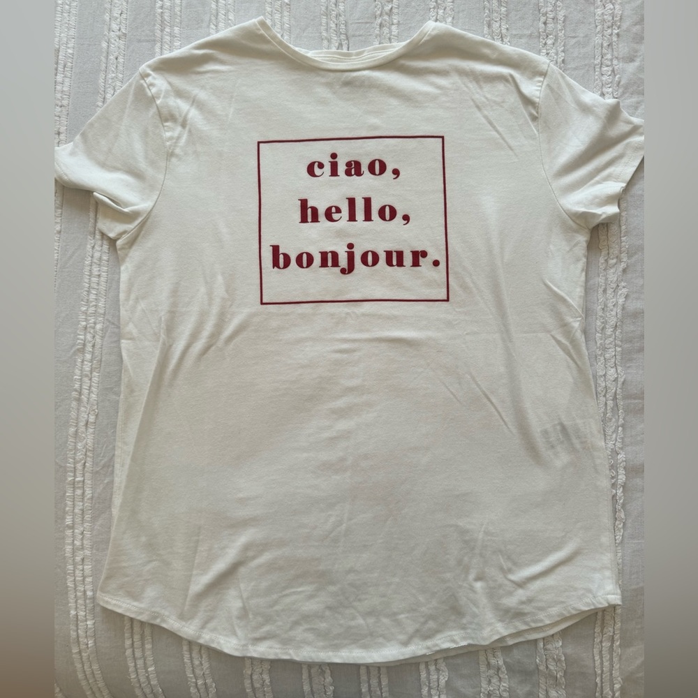 Zara Kids Lettered T-Shirt Girls Size 13-14